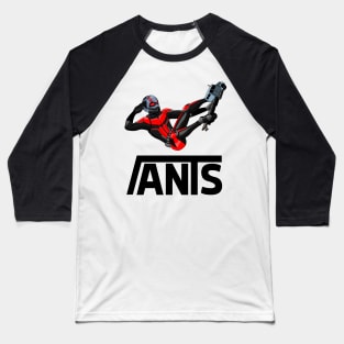 Ant Skating Baseball T-Shirt